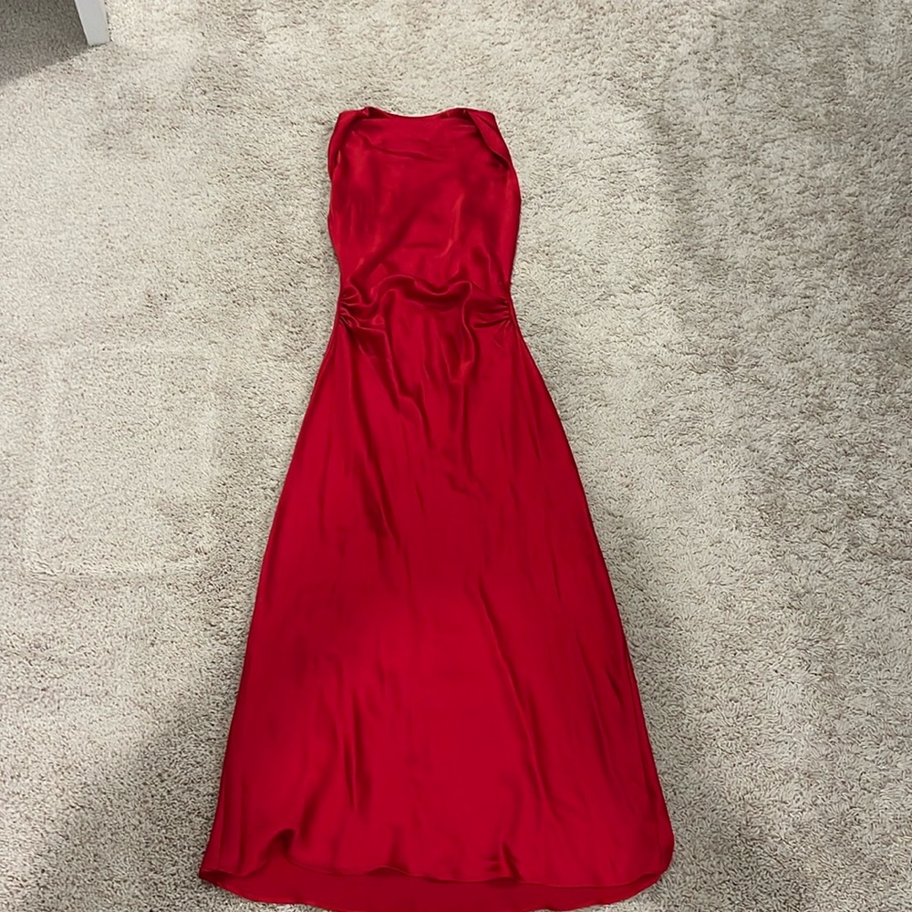 Zara red dress - never worn. New with tags. Missed return window.